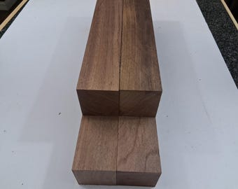 Kiln-Dried Walnut Turning Blanks (4-Pack, 12x2x2 inches)