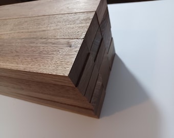 18 Kiln-Dried Walnut Craft Wood Boards (10" x 2" x 3/4" +/-16th of an inch)