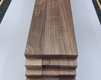 15 Kiln-Dried Black Walnut Craft Wood Boards (18" x 2" x 3/4" +/-1/16")