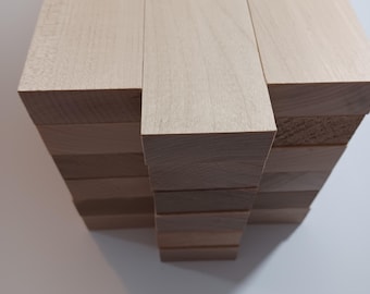 16 Kiln-Dried Maple Craft Wood Boards (16" x 2" x 3/4" +/-1/16")
