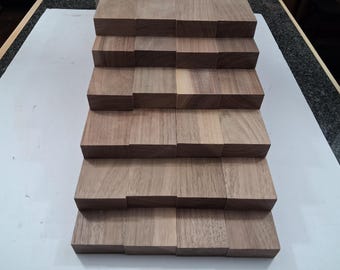 24 Kiln-Dried Black Walnut Craft Wood Boards (18" x 2" x 3/4" +/-1/16")