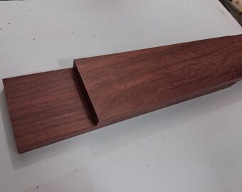 2 Kiln-Dried Purple Heart Craft Wood Boards (18" x 4 1/2" x 7/8th)
