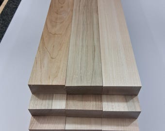Kiln-Dried Maple Craft Wood Boards (18" x 2" x 3/4" +/-1/16")