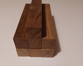 18 Kiln-Dried Black Walnut Pen Blanks (6" x 3/4" x 3/4")