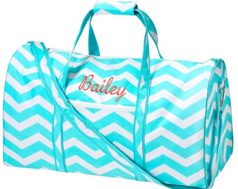 Girls Duffle Bag - Personalized Travel Bag - Monogrammed Duffle Bag - Birthday Gift - Overnight Bag - Custom bag - Carry On Bag - Travel Bag