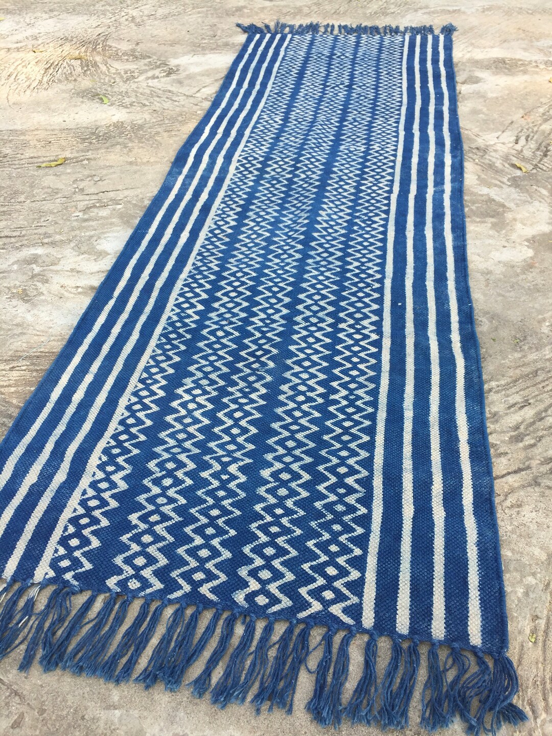 2x6,2x10,2x12,2x14,2x18,2x20 Rug Hallway Runner Kitchen Runner Indigo