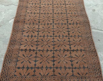 Brown Hallway Runner, Handmade Kitchen Runner, Brown Entryway Runner, Extra Large Runner, Stair Rug Washable 2x10,2x20,2x30,3x10,4x10,4x20