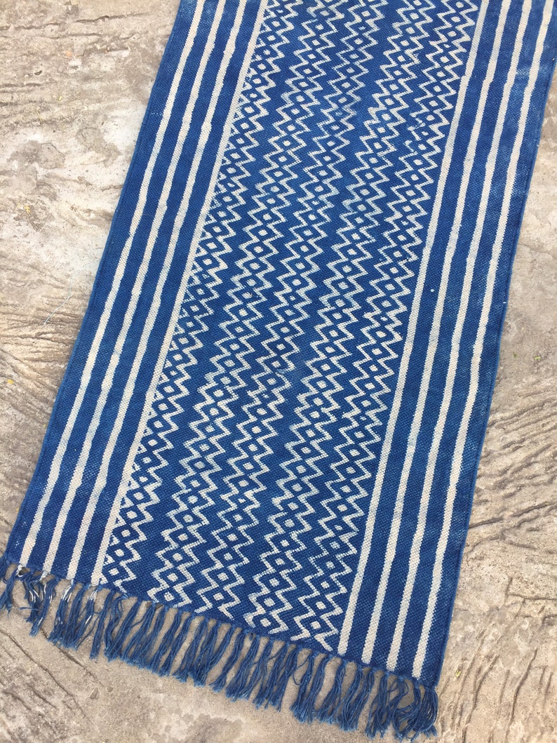 2x6,2x10,2x12,2x14,2x18,2x20 Rug Hallway Runner Kitchen Runner Indigo