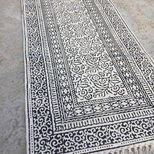2x20,2x30,3x10,4x8,4x10,4x12,4x18,4x20 Black Runner Cotton Rug Hallway Runner Handmade Runner Kitchen Rug Floor Carpet Stair Runner Washable