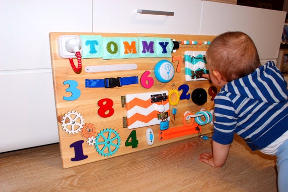 wooden activity board