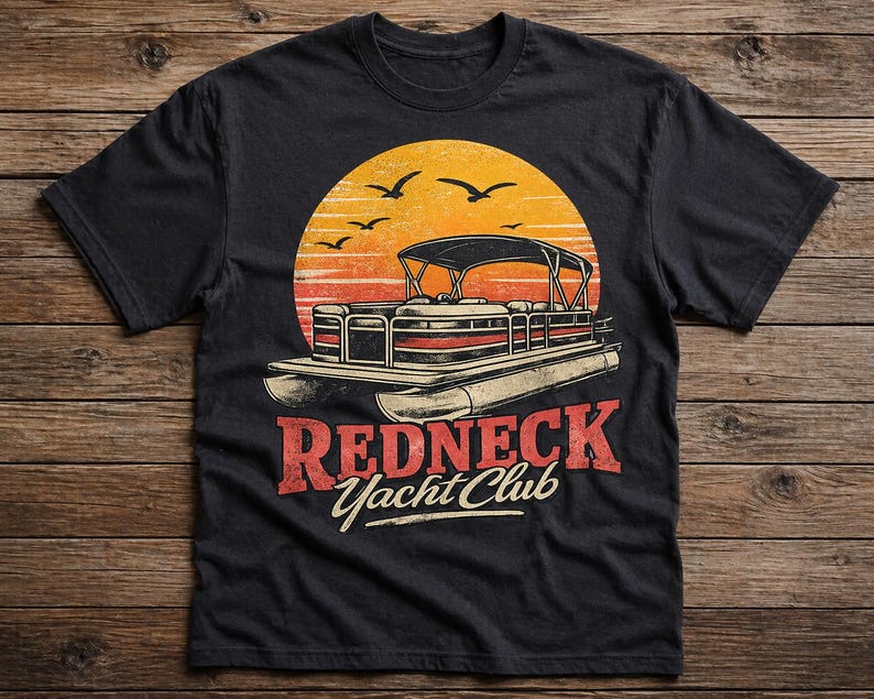 Redneck Yacht Club Design - Svg, Png, Eps & Dxf Files - Cut File for ...