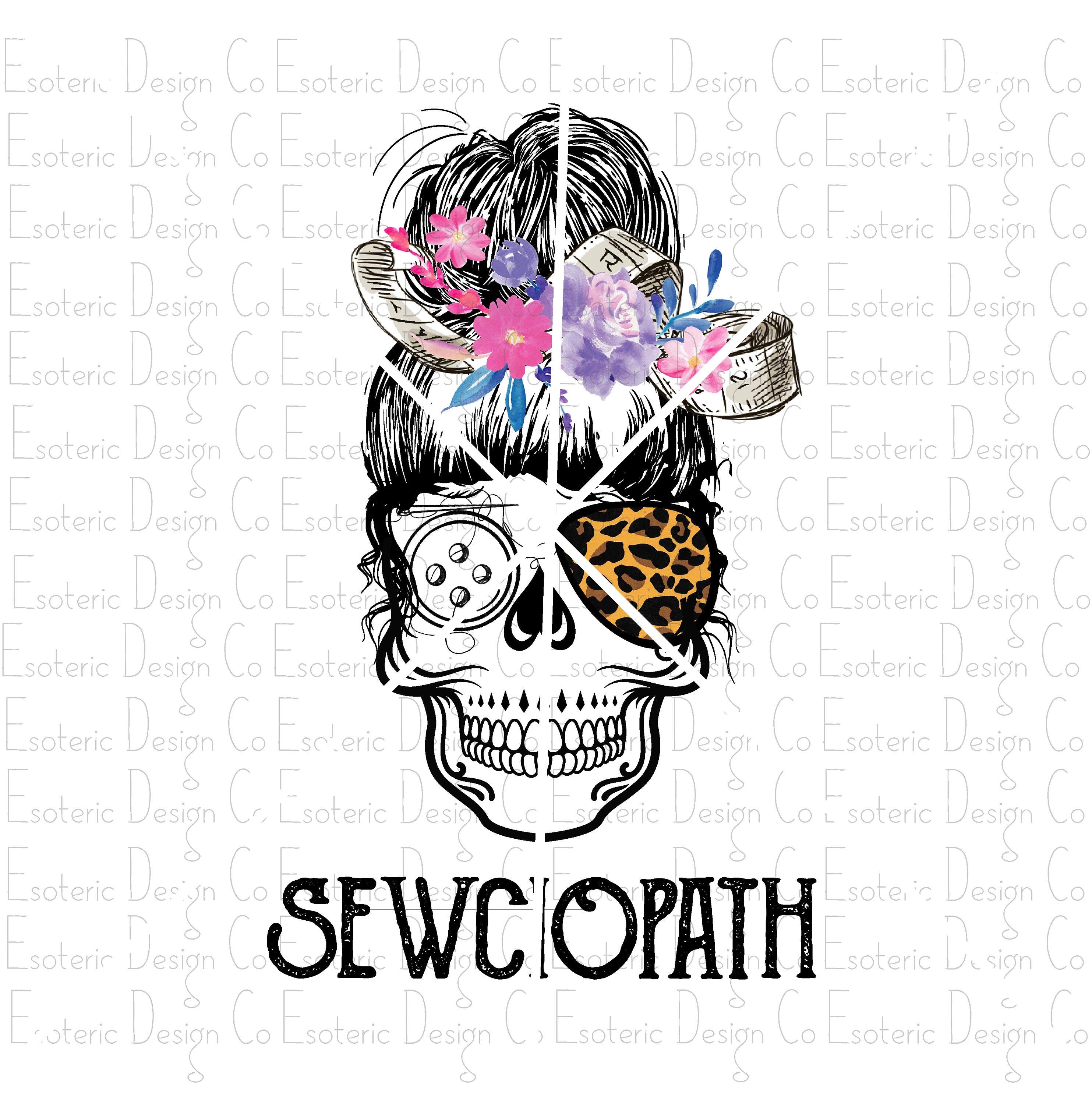 Sewciopath skull and cross scissors Photographic Print for Sale by  TateCheshire