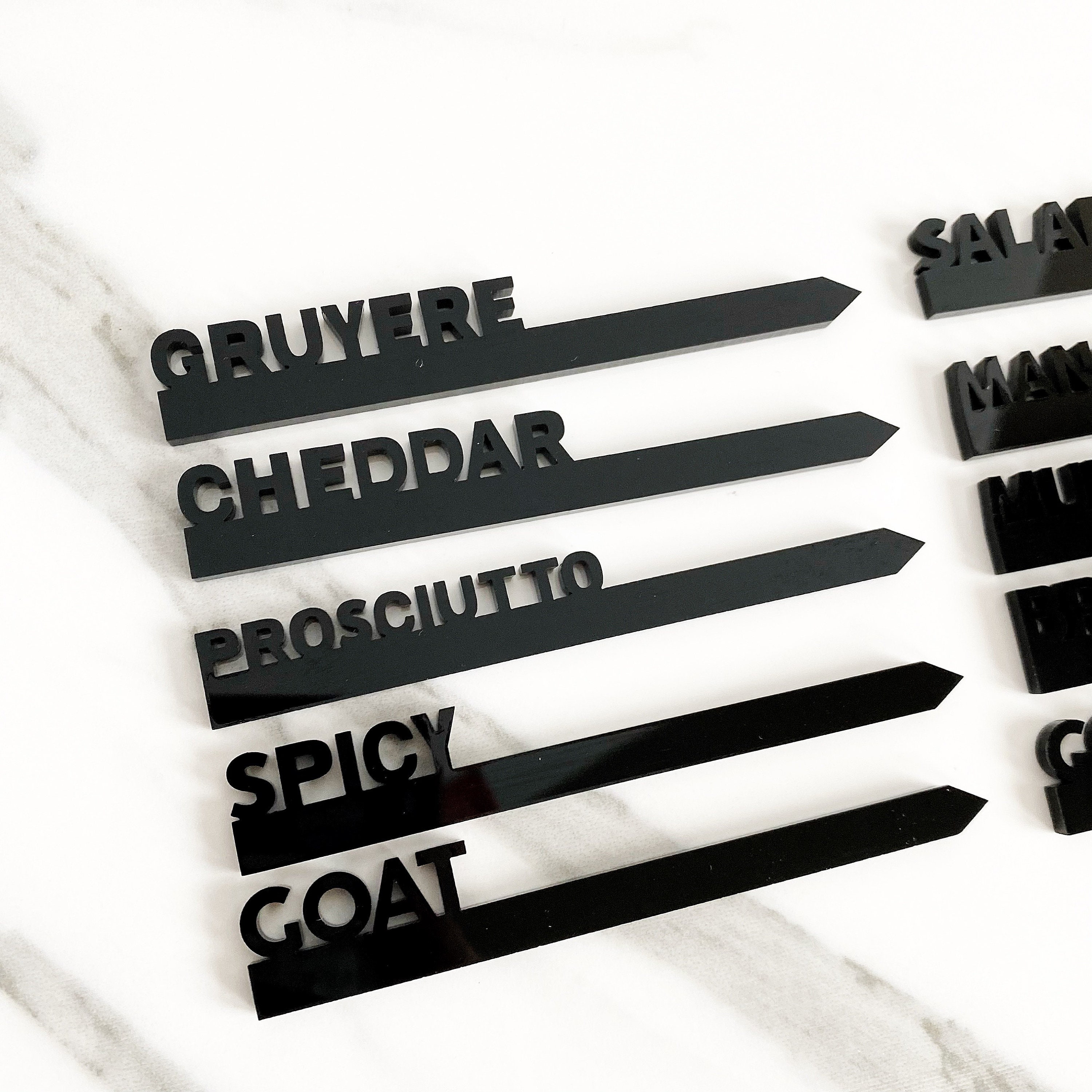 Cheese Markers Charcuterie Board Charcuterie Markers Etsy