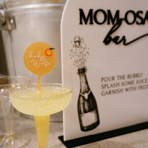 Momosa Bar, Mimosas, Mom to Be, Baby Shower Decor, Baby Shower Signs ...
