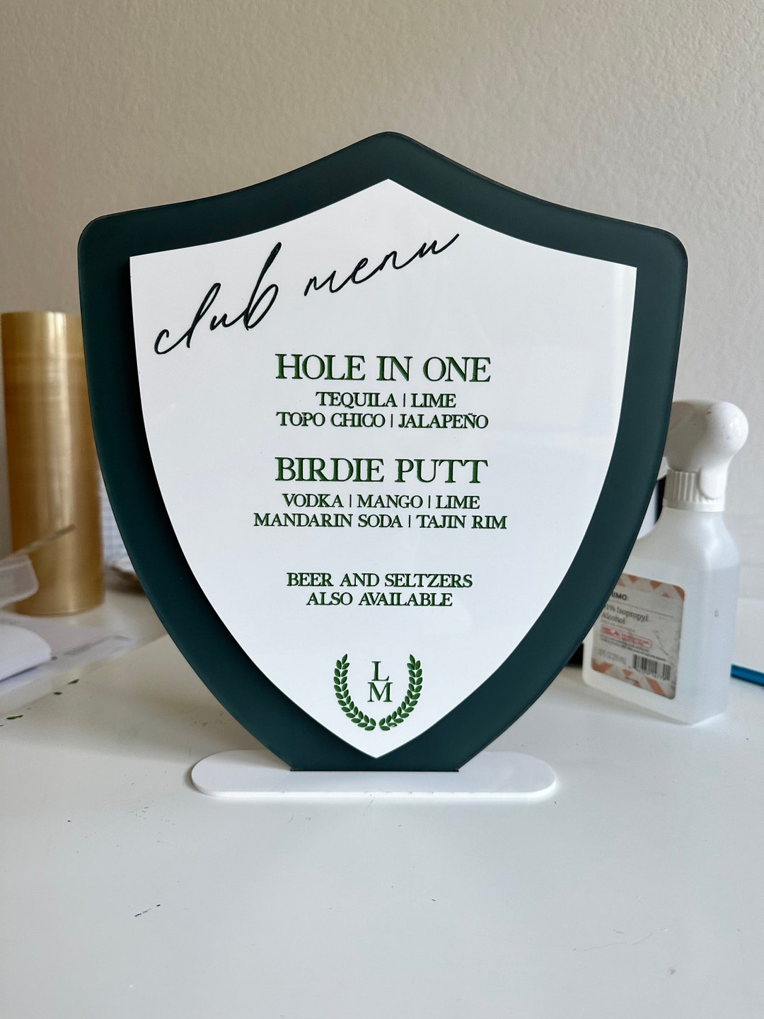 Bar Sign, Golf Bar Sign, Golf Theme, Golf Party, Golf Birthday Party Sign, Custom Sign, Drink