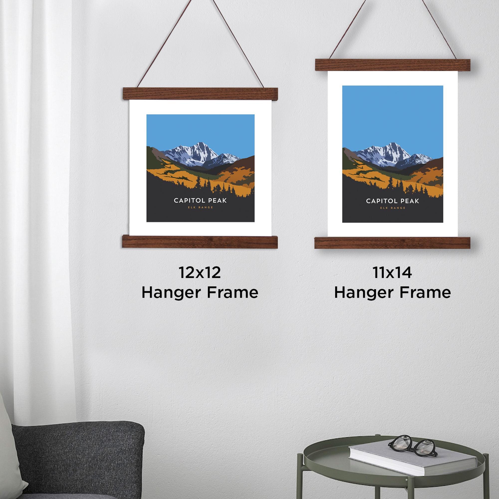 Capitol Peak Colorado 14er Print - Custom Sizes, Framed Art, Mountain ...