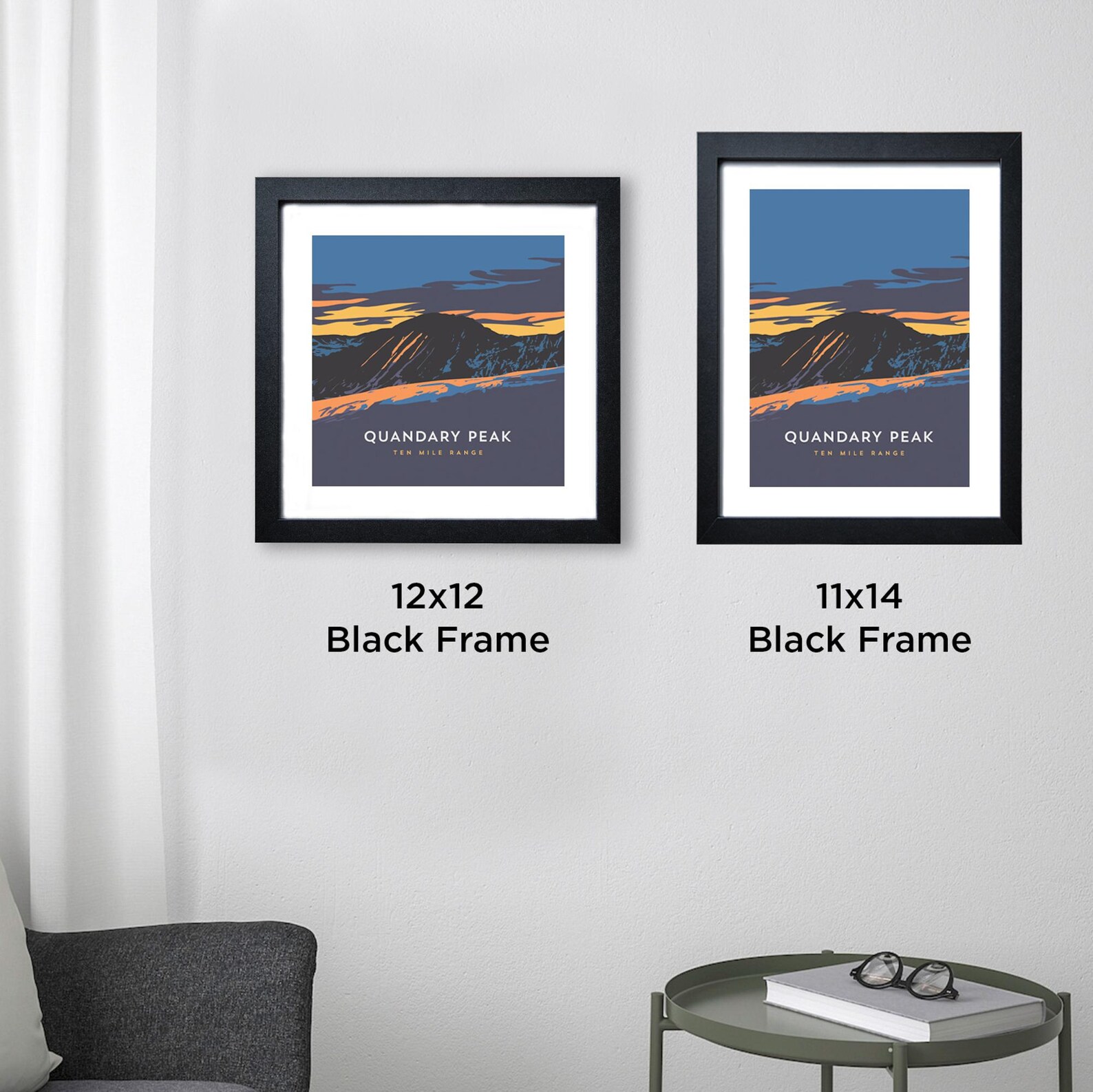Quandary Peak Colorado 14er Print - Custom Sizes, Framed Art, Mountain ...