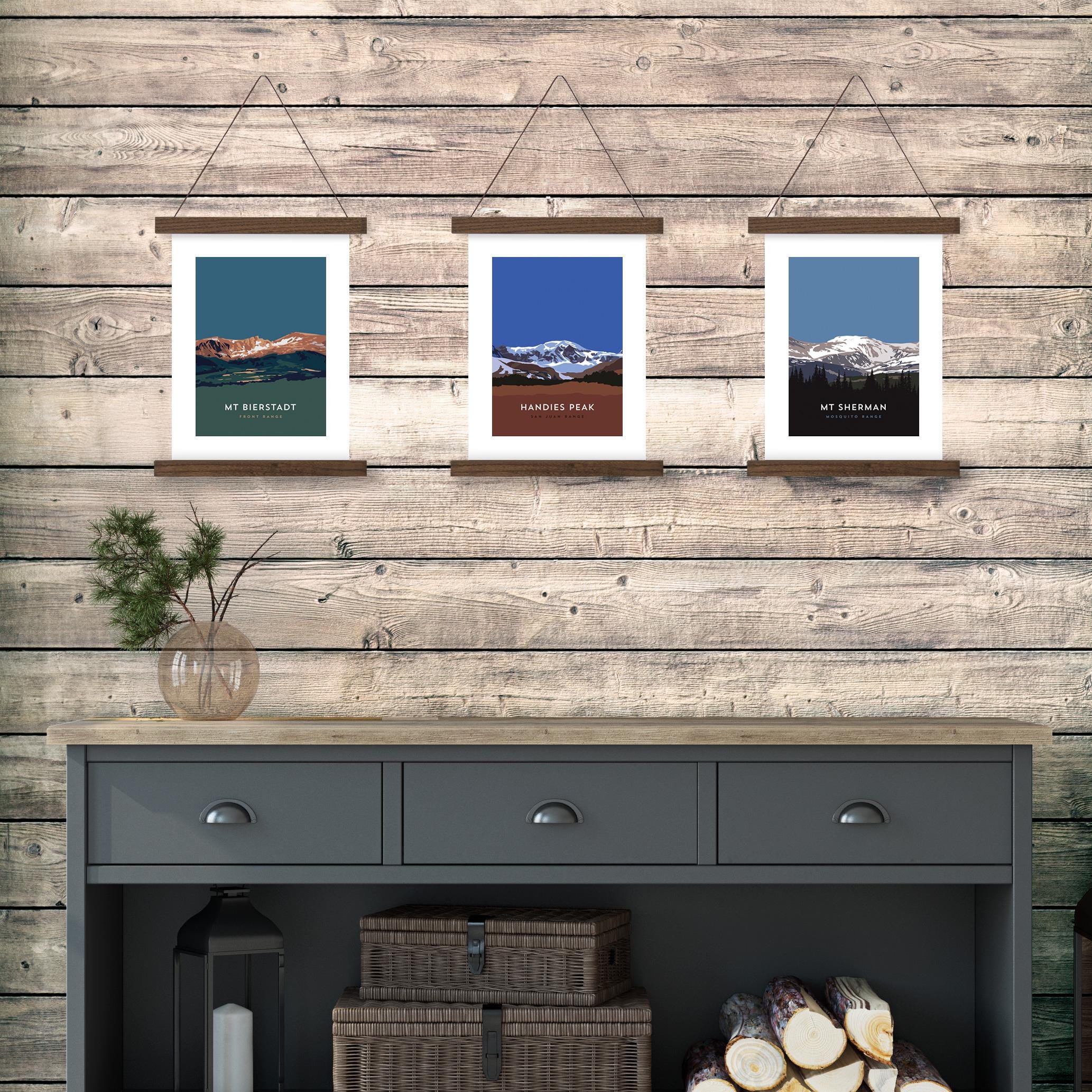 Handies Peak Colorado 14er Print - Custom Sizes, Framed Art, Mountain ...