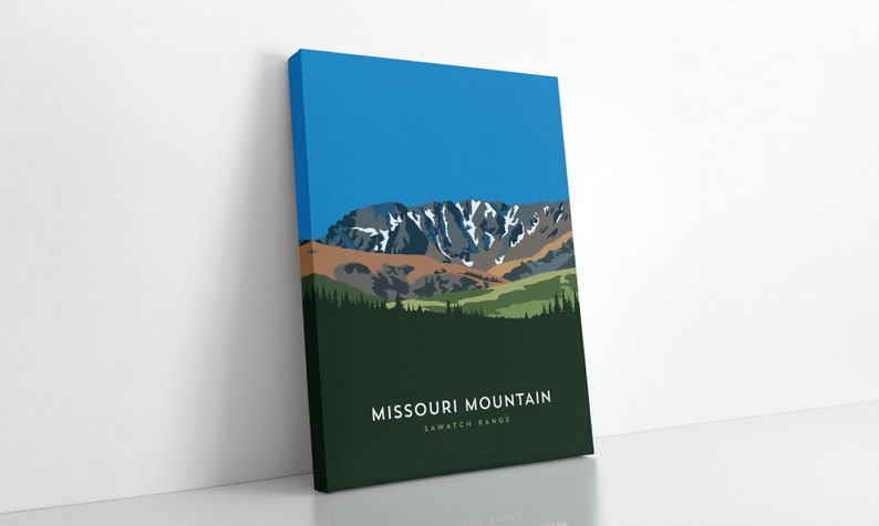 Missouri Mountain Colorado 14er Canvas Print - Fine Art, Ountain ...