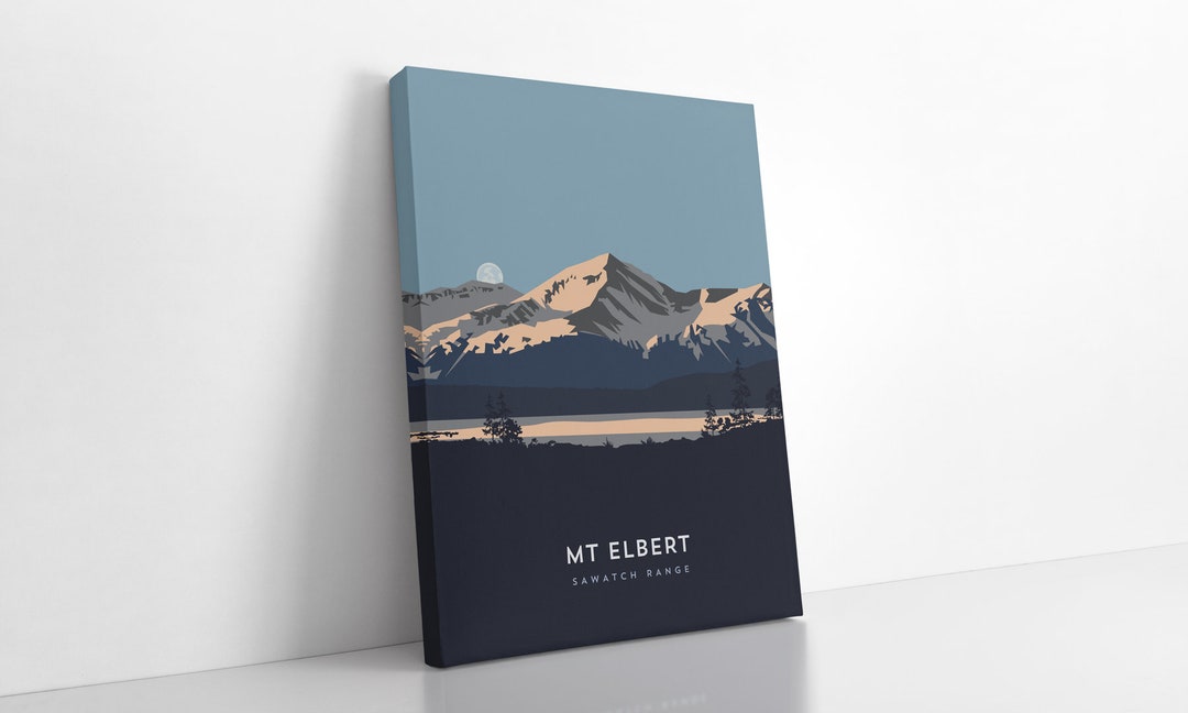 Mount Elbert Colorado 14er Canvas Print - Fine Art, Mountain ...