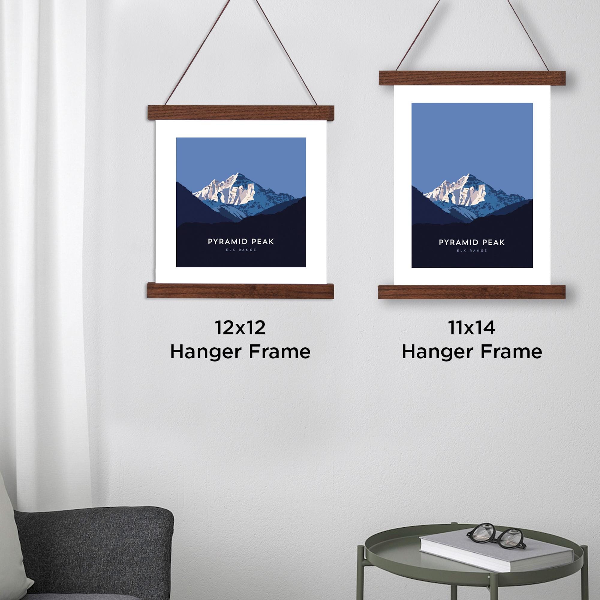 Pyramid Peak Colorado 14er Print - Custom Sizes, Framed Art, Mountain ...