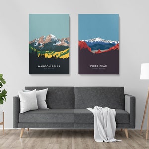 Quandary Peak Colorado 14er Canvas Print - Fine Art, Mountain ...