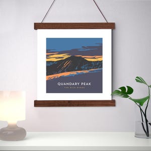 Quandary Peak Colorado 14er Print - Custom Sizes, Framed Art, Mountain ...