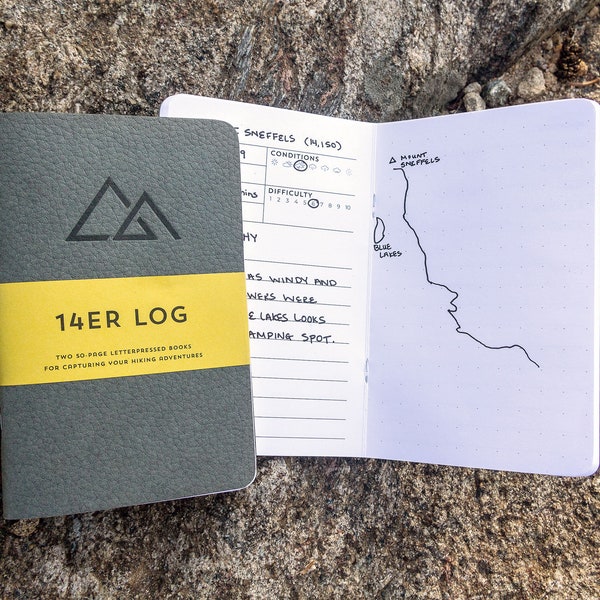 14er Hiking Log Journal (2 Pack)