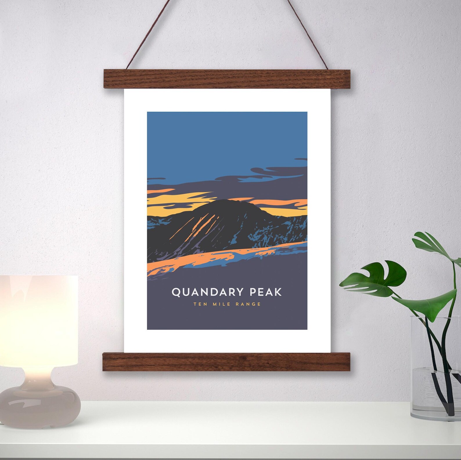 Quandary Peak Colorado 14er Print - Custom Sizes, Framed Art, Mountain ...