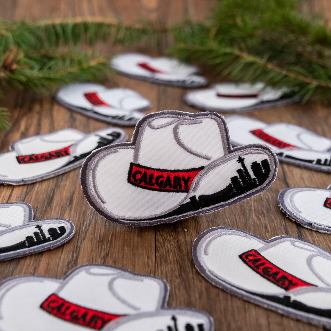 Calgary Cowboy Hat Patch Travel Patch YYC Ironon And/or Etsy