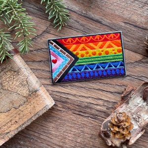 Pride Flag Patch – Iron On and/or Sew On