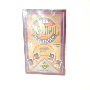 1991-92 Upper Deck Basketball Box. (One box) .  *** We Include FREE Shipping.***  (This was UD 1st year for printing basketball cards)
