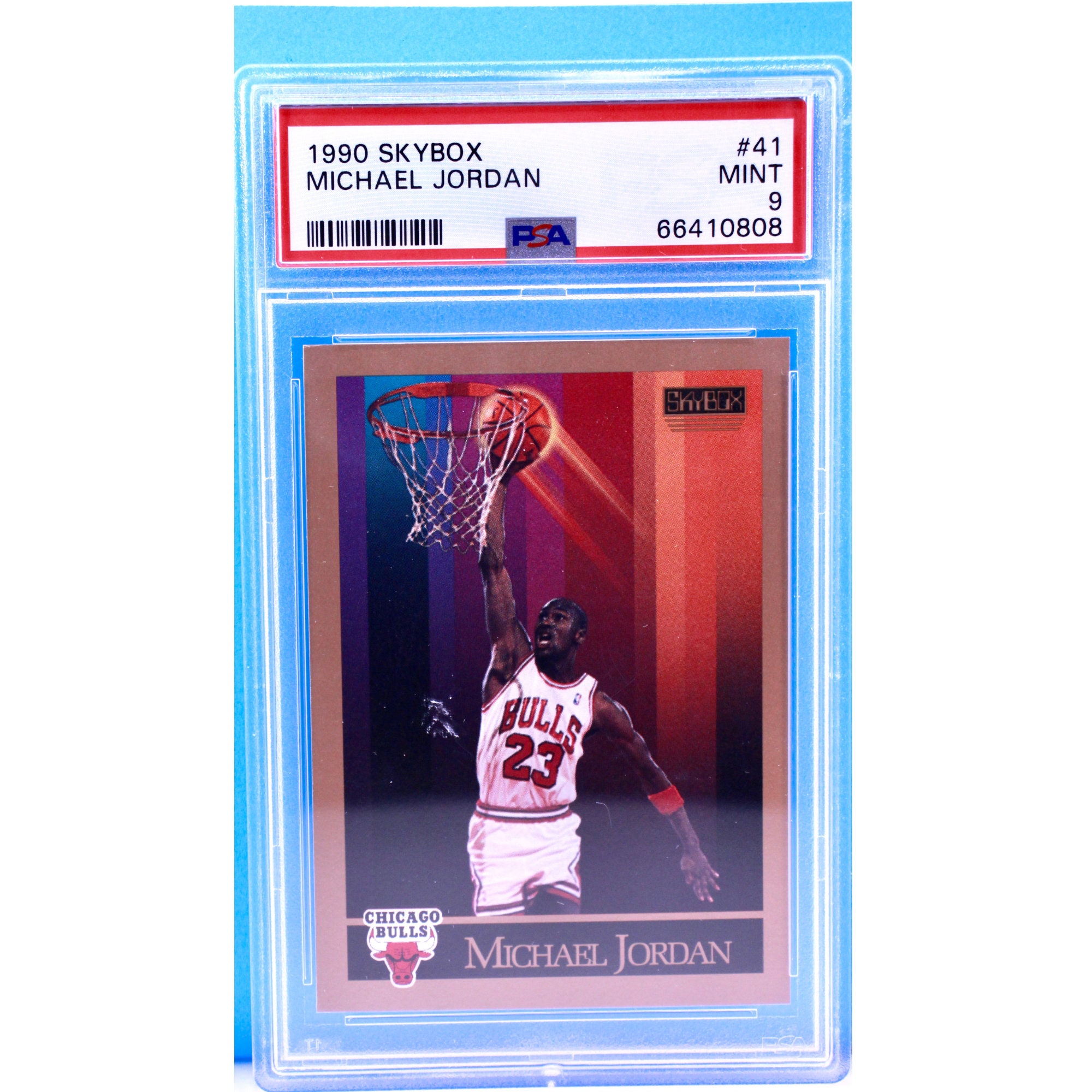 PSA9 SKYBOX MICHAEL JORDAN 1990 NBA カード Graded 1990-91 Skybox Basketball Michael Jordan #41 Chicago Bulls