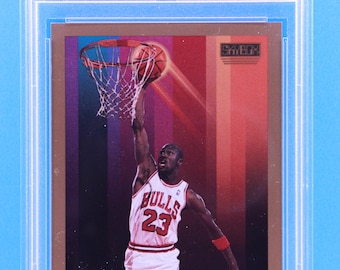 Graded PSA 1990-91 Skybox Basketball Michael Jordan #41