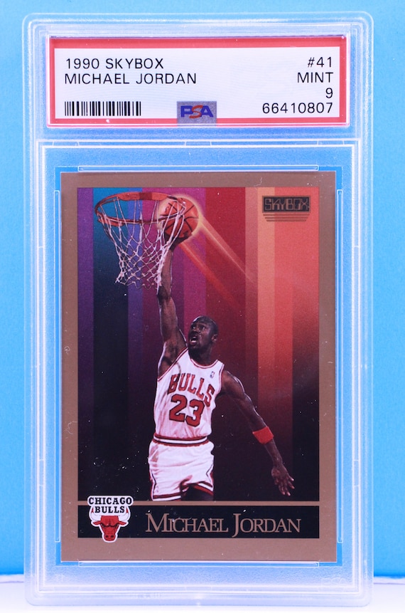 PSA9 SKYBOX MICHAEL JORDAN 1990 NBA カード Michael Jordan Card 1990-91 SkyBox #41 PSA 9 - Walmart.com