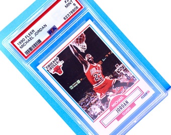 Graded 1990-91 Fleer Basketball Michael Jordan #26 Chicago Bulls  (PSA-9 Certified Mint) The G.O.A.T. (Greatest of all time) The real deal,