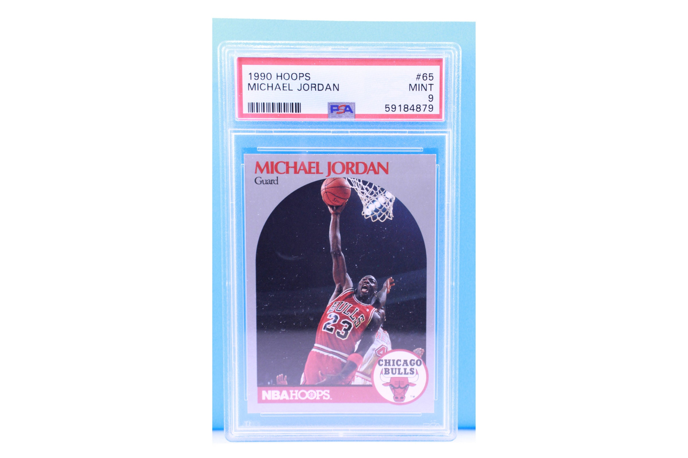 PSA 9 - Michael Jordan - 1990 Hoops 65