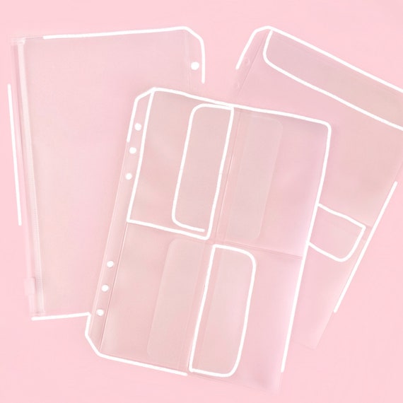 Pack of 4 Sticker Organizers Refill Pockets Clear A5 Pages Etsy