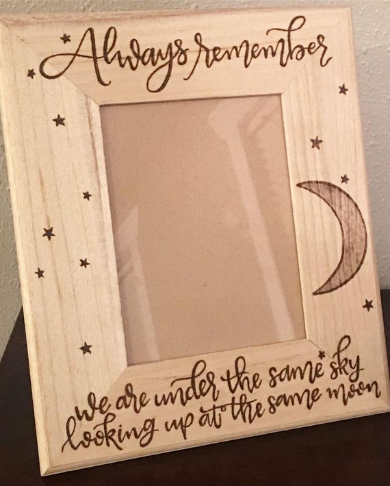 Items Similar To Custom Woodburned Miss You Frame On