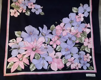 VINTAGE  CASTELLANI ITALY scarf , style 1970