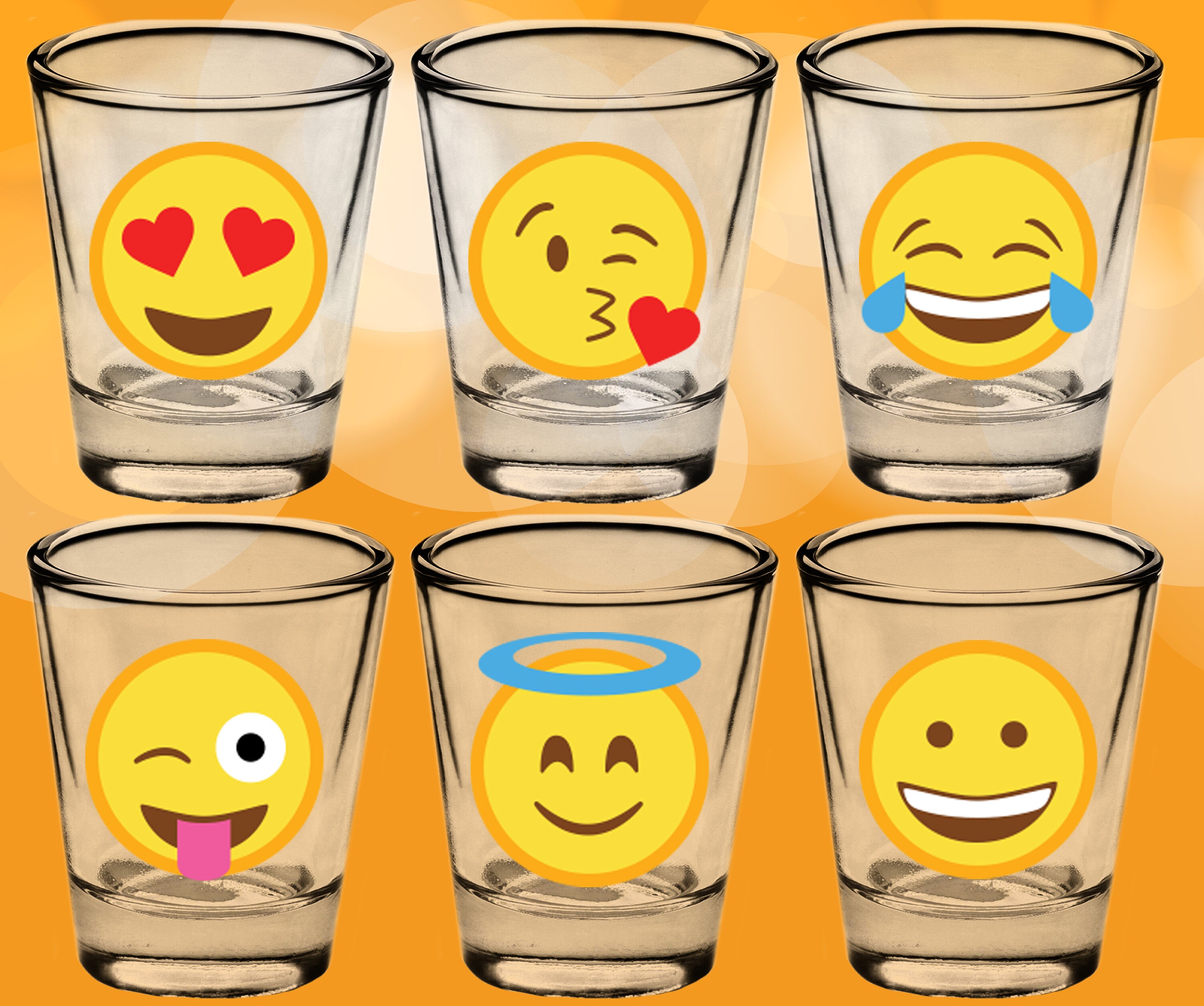 Emoji Shot Glasses Etsy