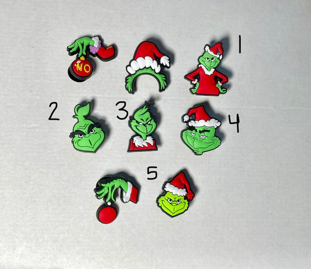 Grinch Christmas Jibbitz Etsy