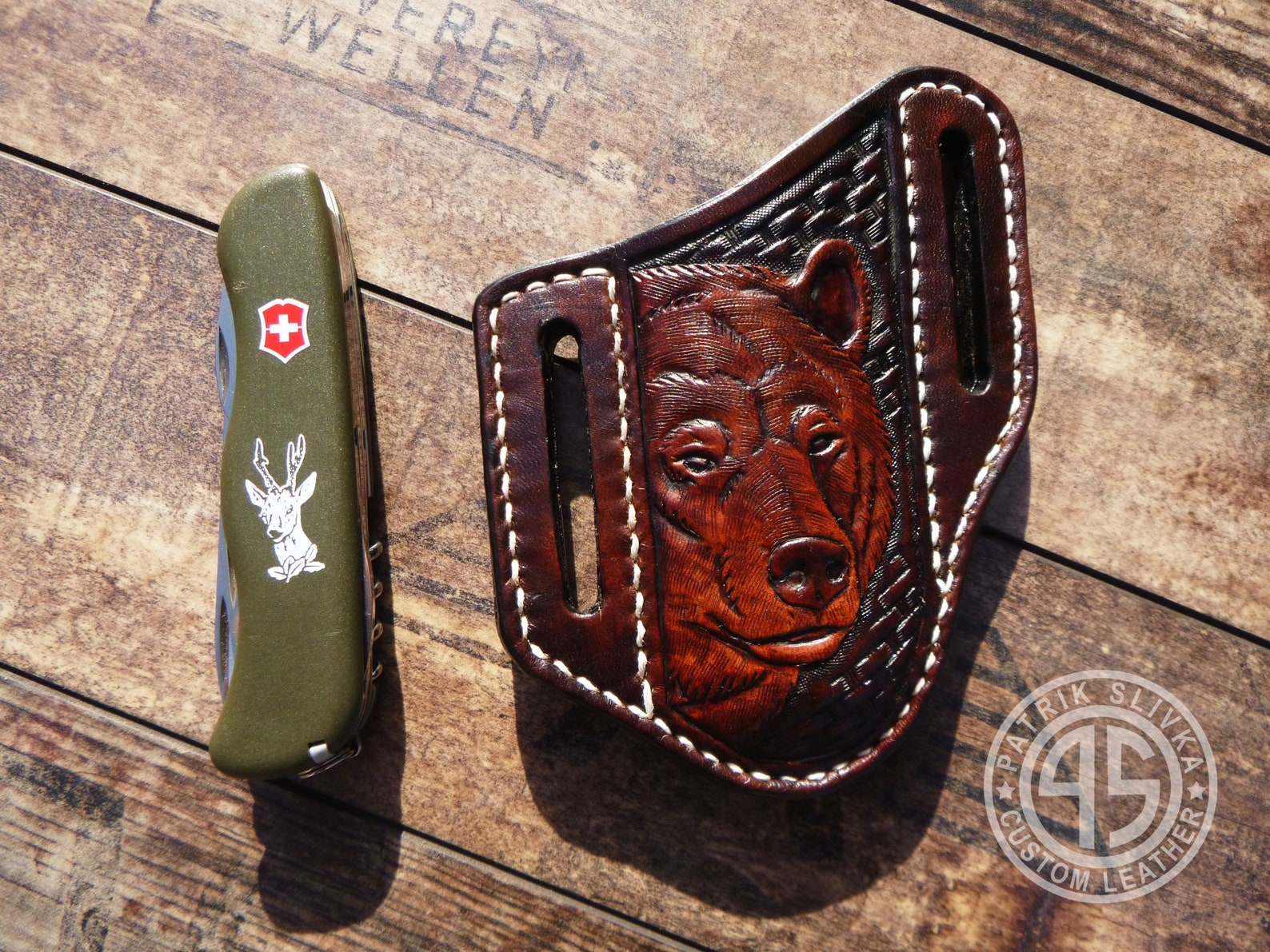 Pancake Sheath for Buck 110 Knife Folding Knife Tooled Etsy