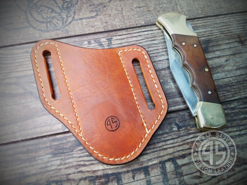 Pancake Sheath for Buck 110 Knife Folding Knife Tooled Etsy