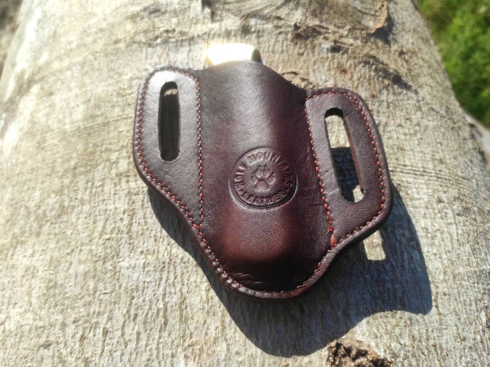 Pancake Sheath for Buck 110 Knife Tooled Leather Knife Case Etsy