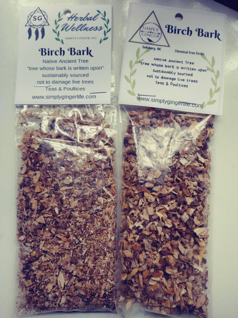 Birch Bark - Herbal Wellness - Herbal Supplement- all natural, chemical