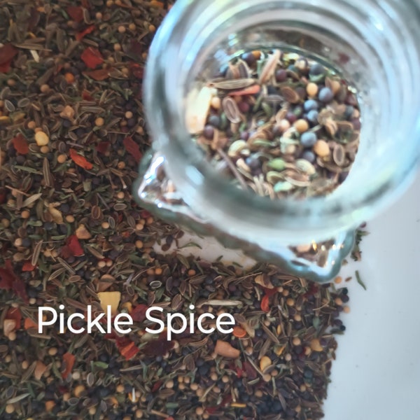 Pickle Spice, Pickling Spice Blend in Glass Spice Jar