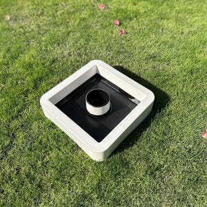washer toss box, pitching washers game board