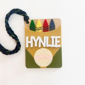 Cadeaukaartje krijtdoos, potloodlabel, geschenken leraar, waardering leraar, ornament leraar, eindejaarscadeau leraar, terug naar school