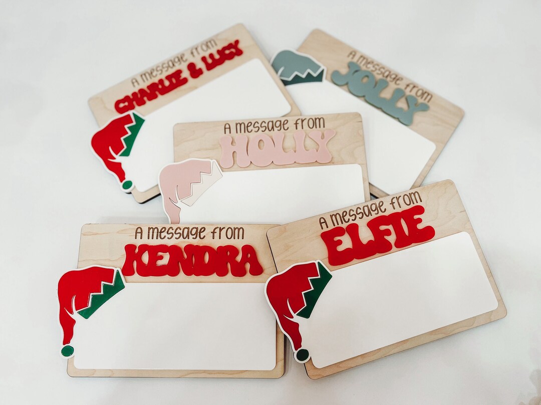 Elf Message Board, Elf Accessory, Elf Ideas, Christmas for Kids, Elf